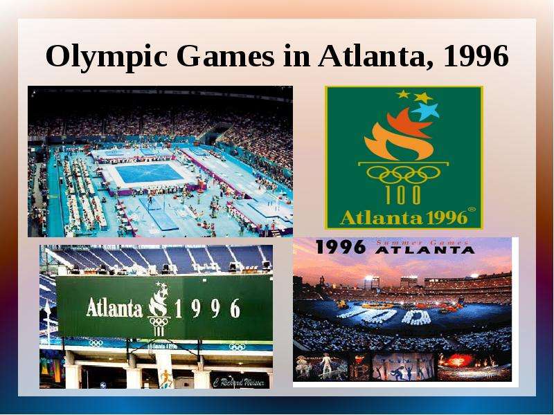 Olympic Games in Atlanta,