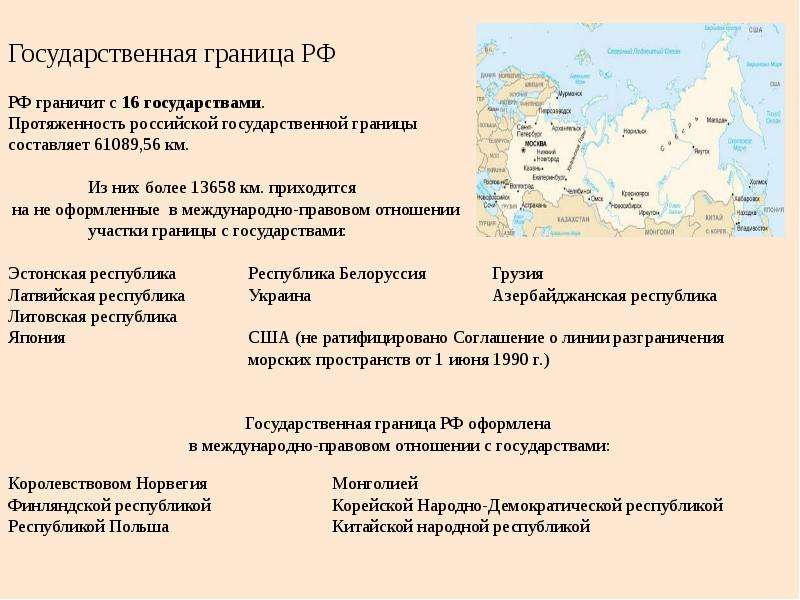Государственная граница РФ РФ