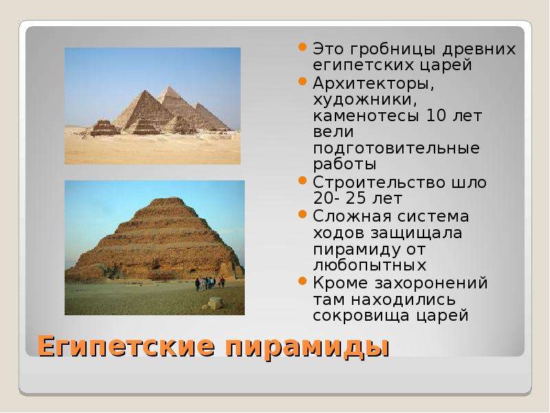 Египетские пирамиды Это