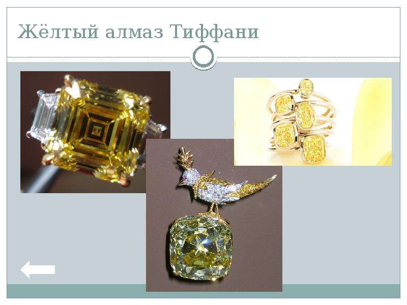 Жёлтый алмаз Тиффани