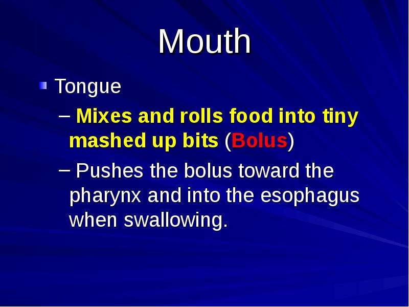 Mouth Tongue Mixes and rolls