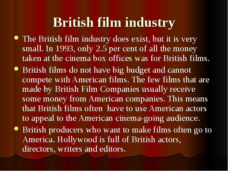 British film industry The