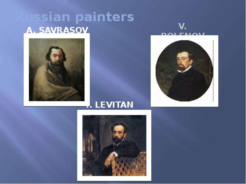 Russian painters A. Savrasov