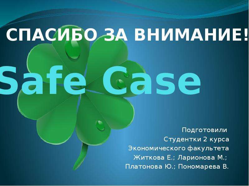 Safe Case Подготовили