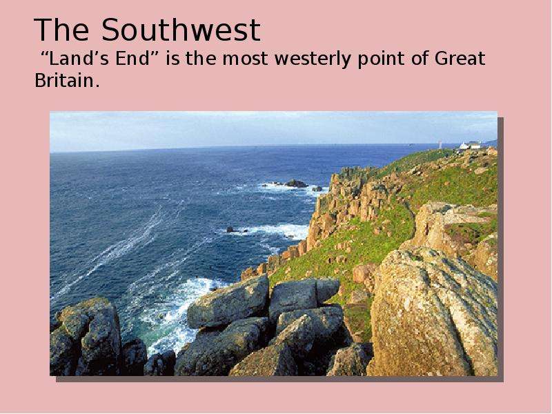 The Southwest Land s End is