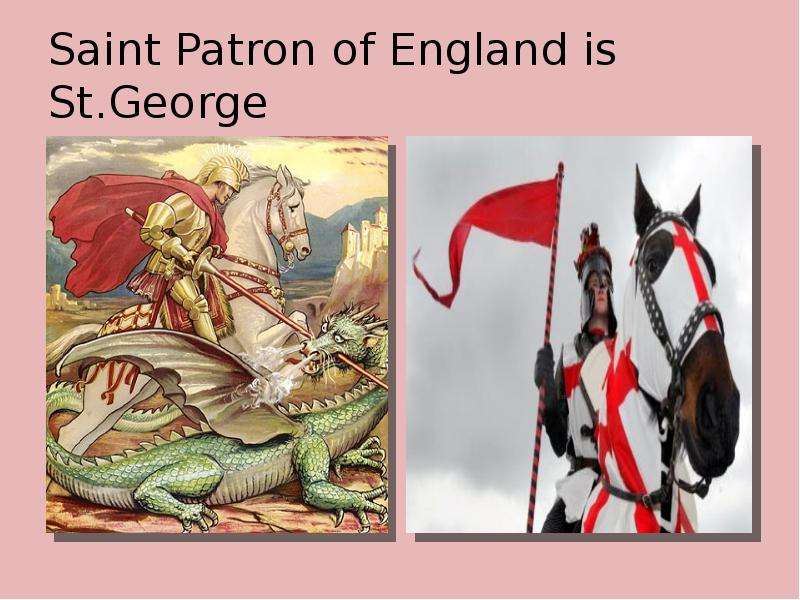 Saint Patron of England is