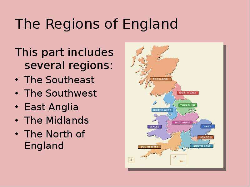 The Regions of England This