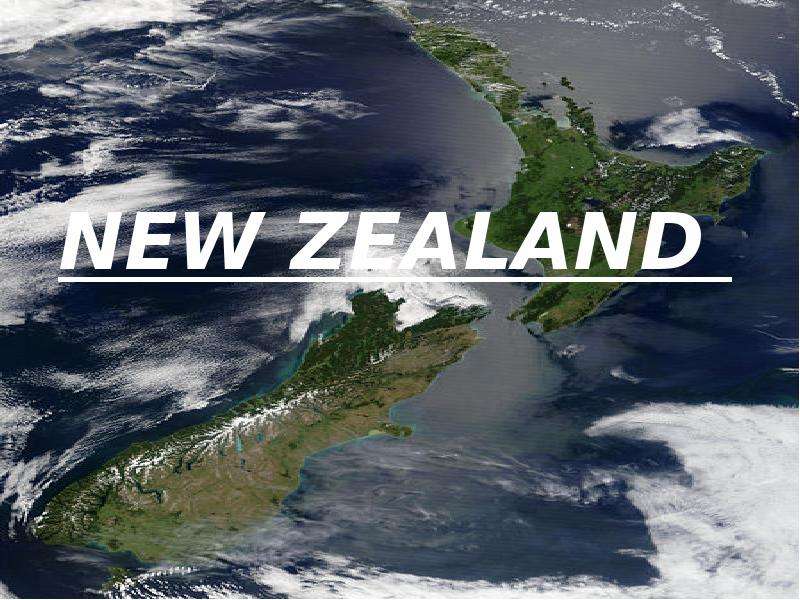 Презентация К уроку английского языка "New Zealand" - скачать