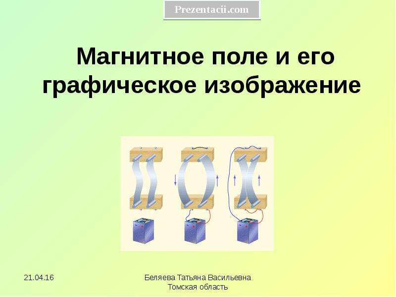 Презентация Скачать презентацию Магнитное поле и его графическое изображение