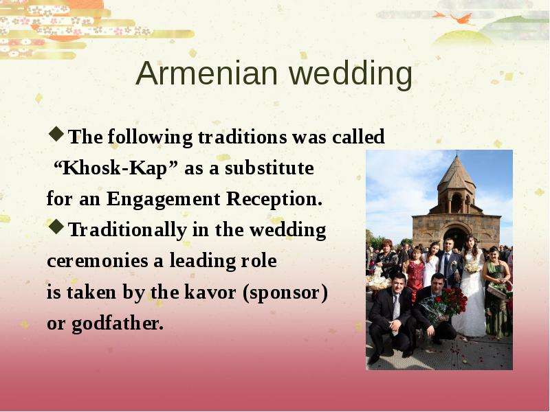 Armenian wedding The