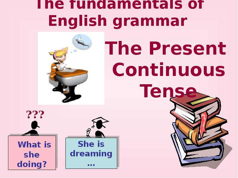 Презентация The Present Continuous Tense