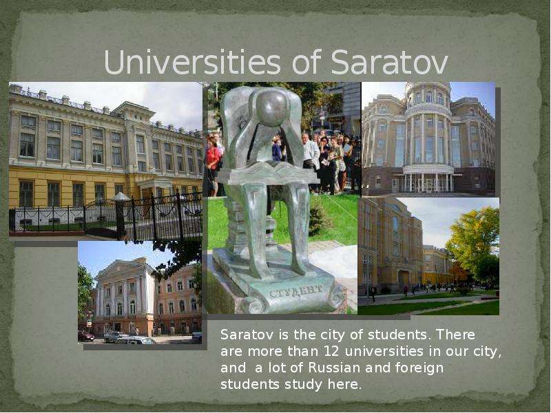 Universities of Saratov