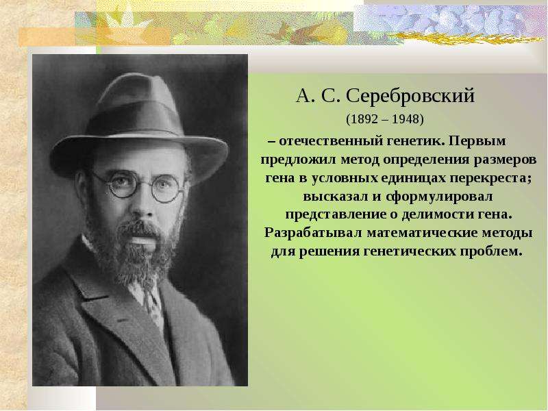 А. С. Серебровский