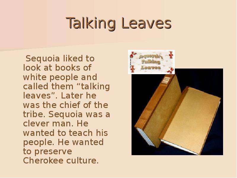 Talking Leaves Sequoia liked