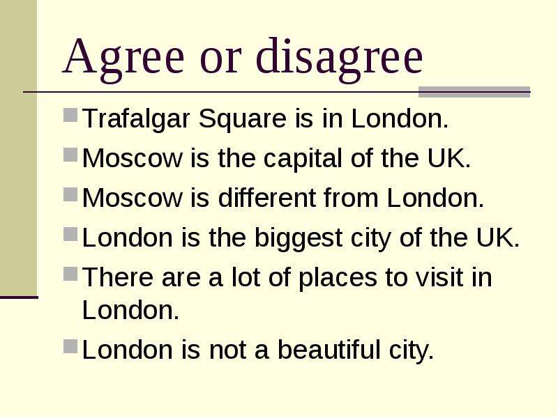Agree or disagree Trafalgar