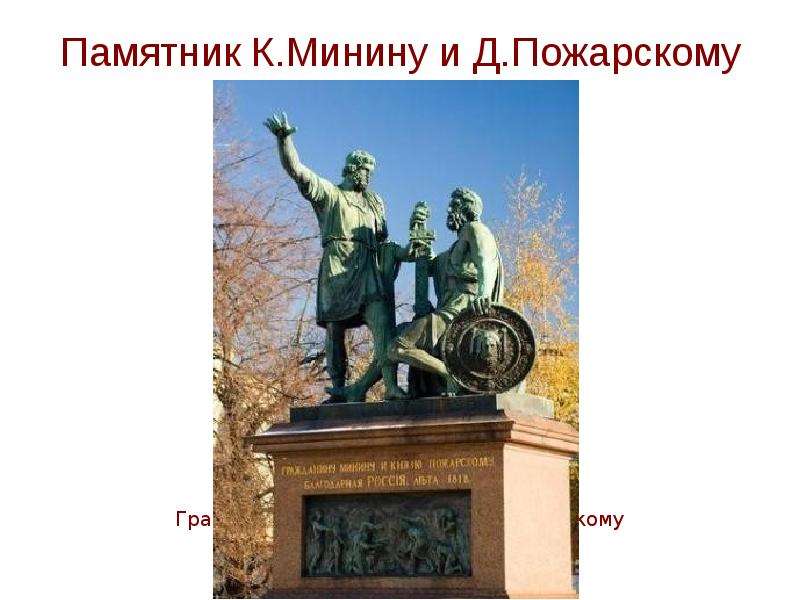 Памятник К.Минину и