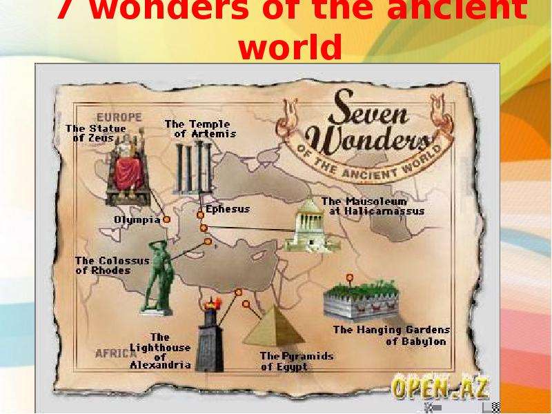 wonders of the ancient world