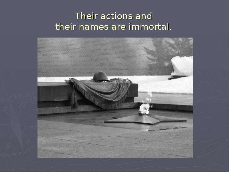 Their actions and their names