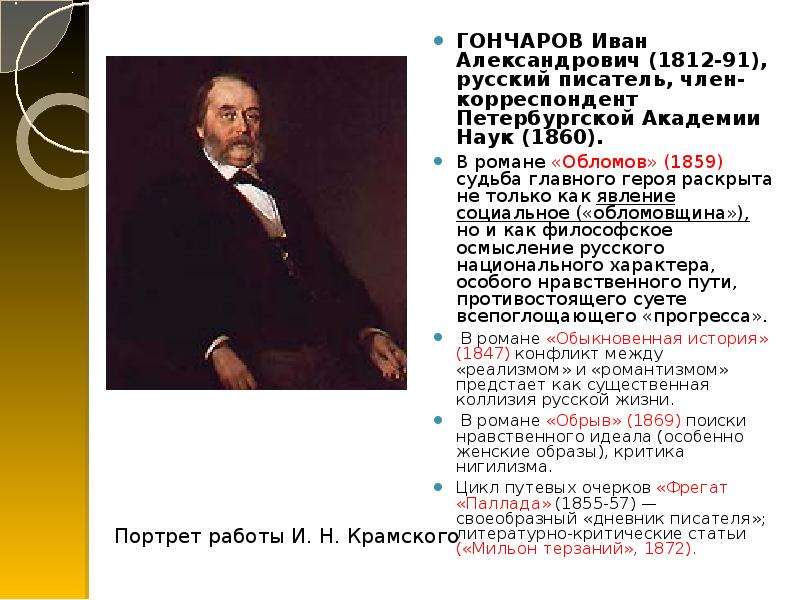 ГОНЧАРОВ Иван Александрович -