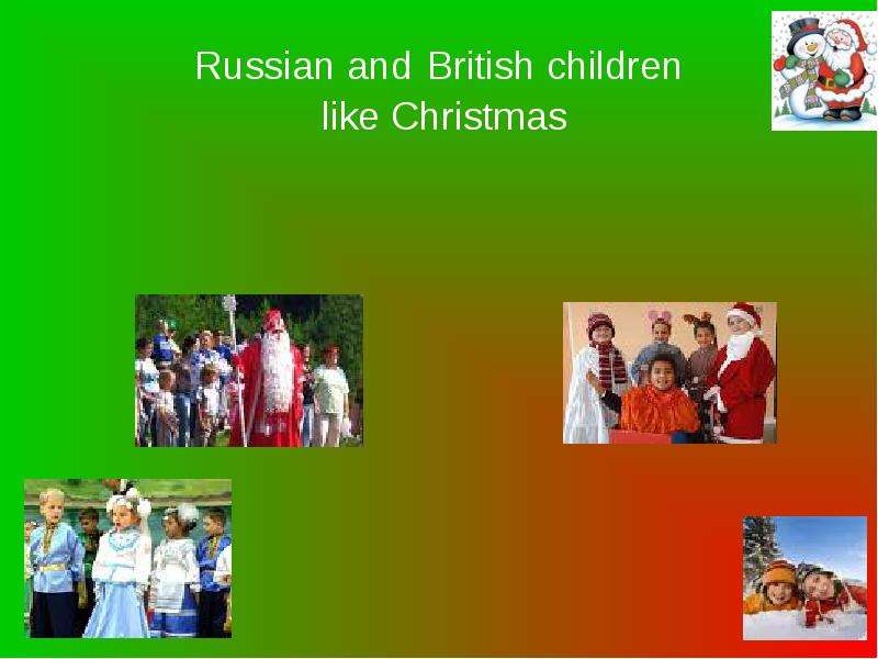 Russian and British children