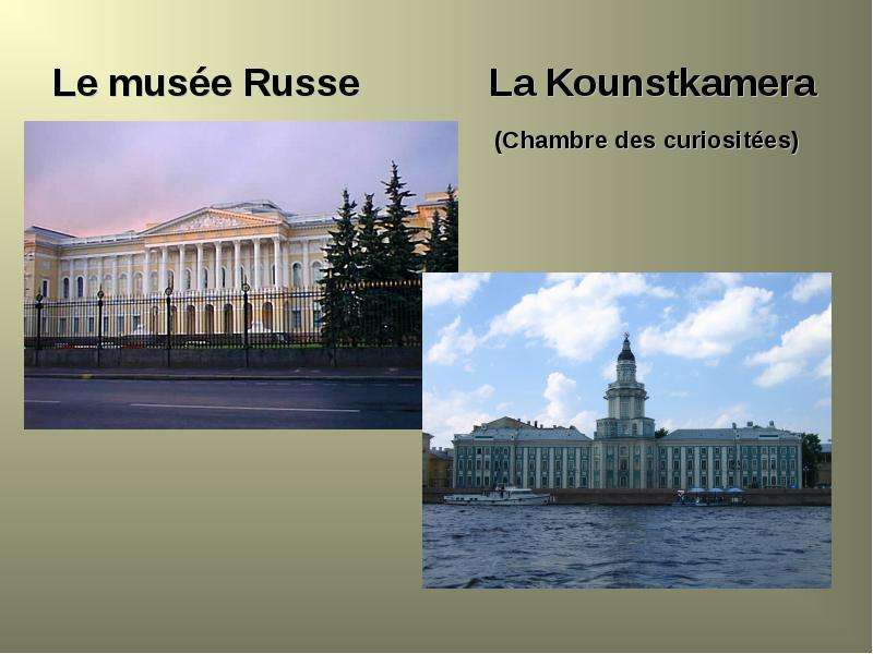 Le muse Russe La Kounstkamera