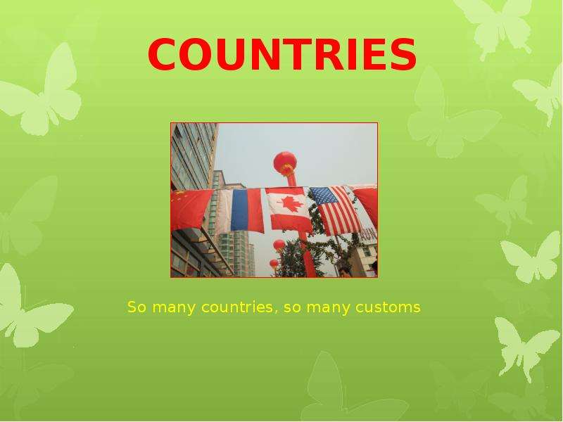 Презентация Countries