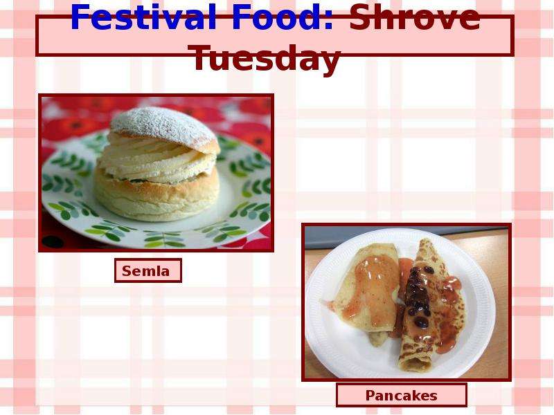 Festival Food Shrove Tuesday