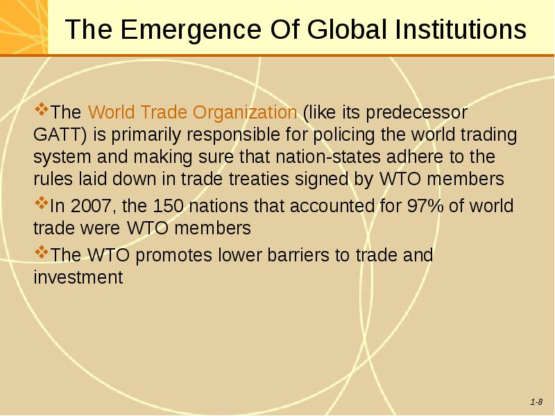 The Emergence Of Global
