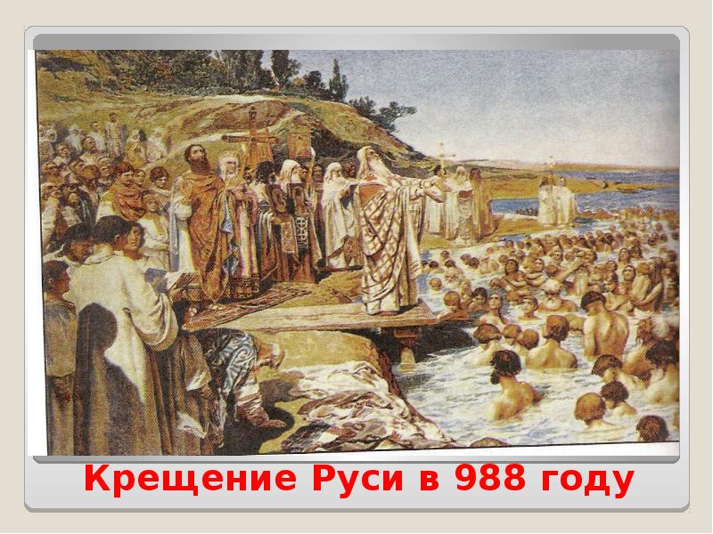 Крещение Руси в году
