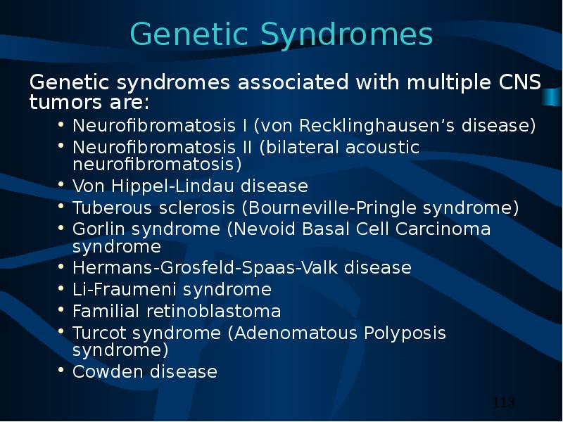 Genetic Syndromes Genetic