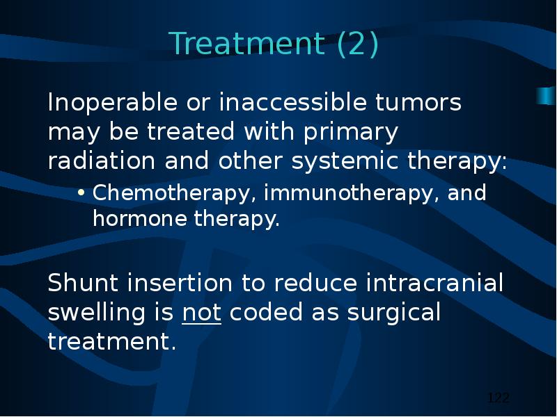 Treatment Inoperable or