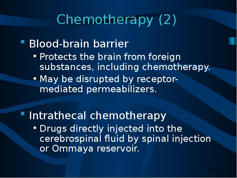 Chemotherapy Blood-brain