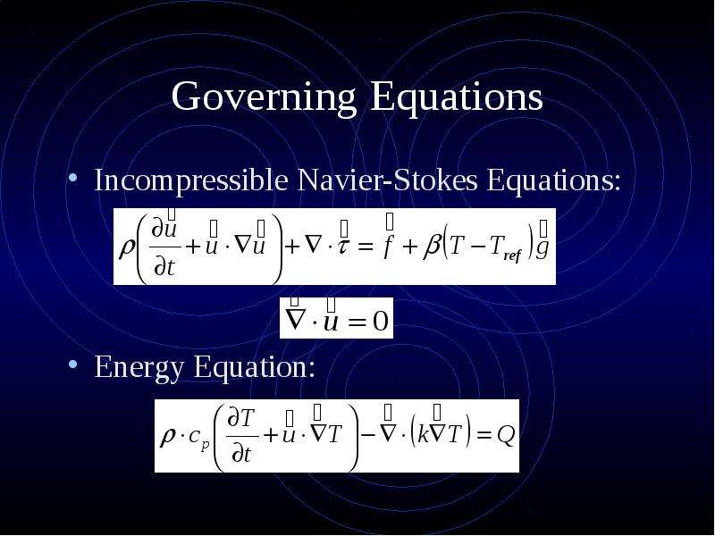 Governing Equations