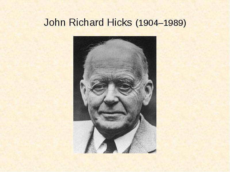 John Richard Hicks