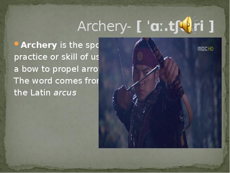 Archery- .t.ri Archery is the