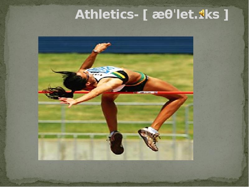 Athletics- let.ks