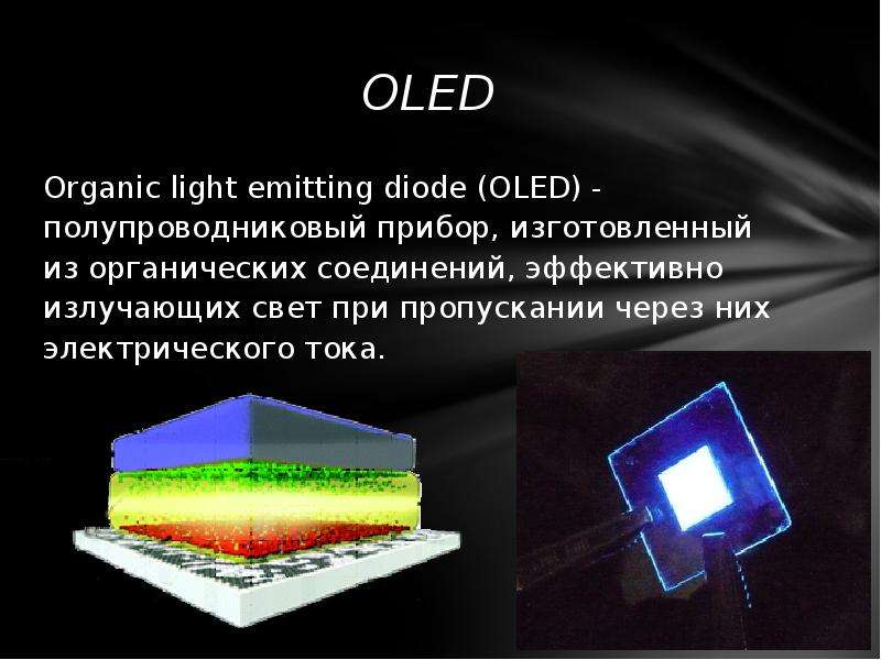 OLED Organic light emitting