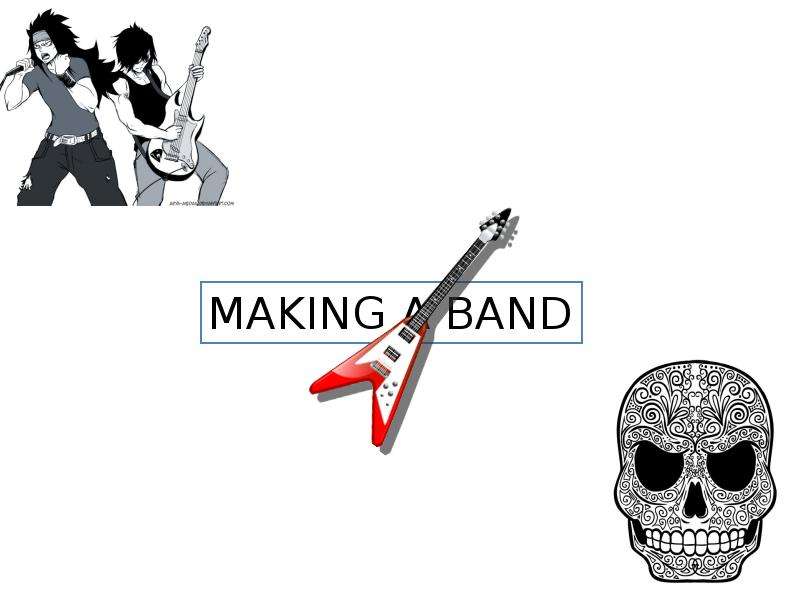 Презентация Making a band