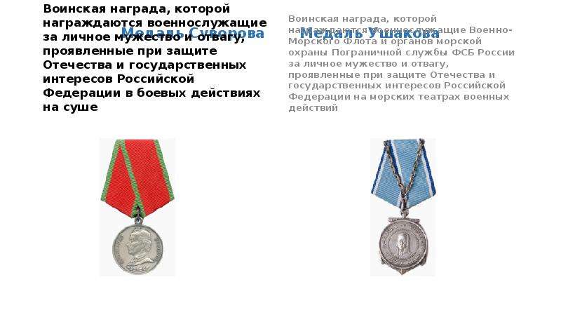 Медаль Суворова Медаль