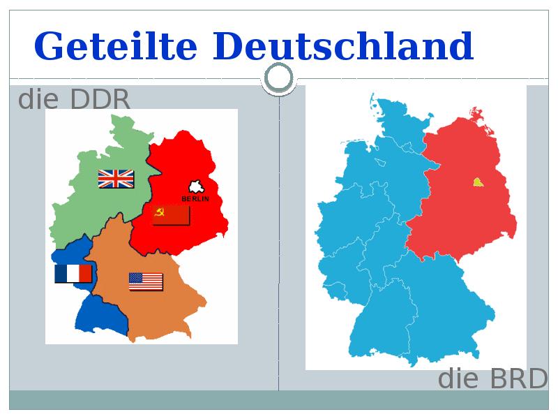 Geteilte Deutschland