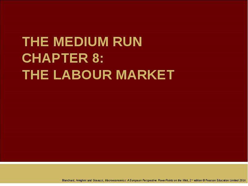 Презентация The labour market