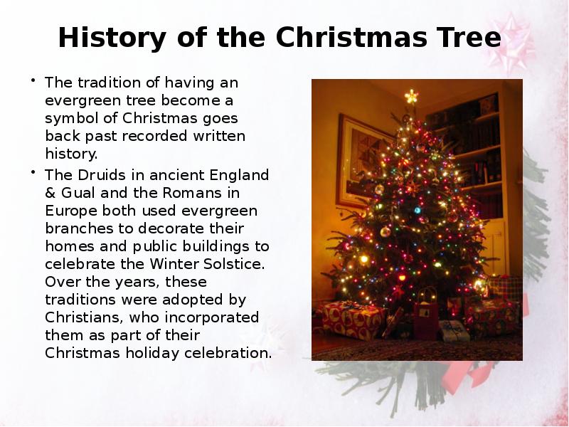 History of the Christmas Tree