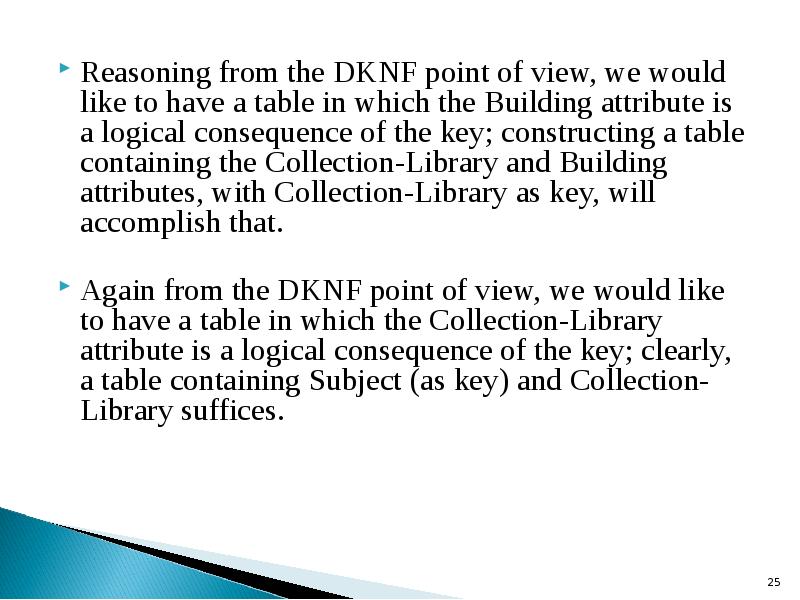 Reasoning from the DKNF point