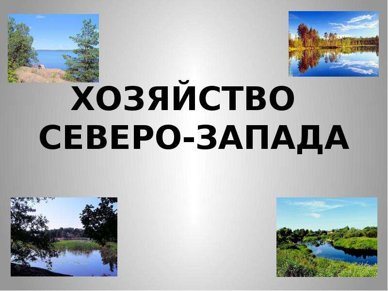 Презентация Хозяйство Северо-Западного экономического района РФ