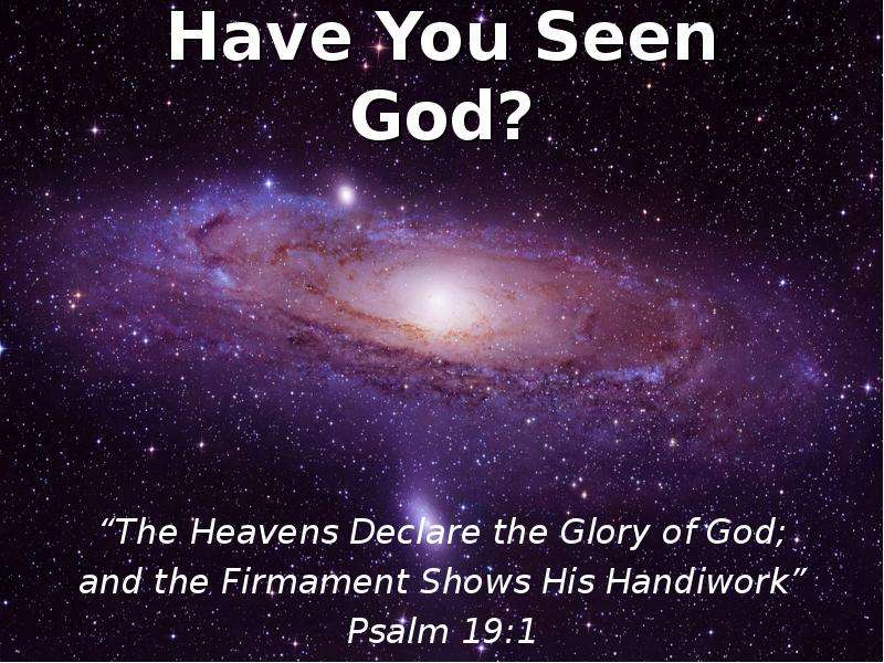 Презентация Have you seen god