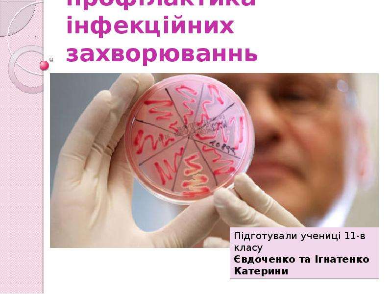 Презентация Особиста профілактика інфекційних захворюваннь