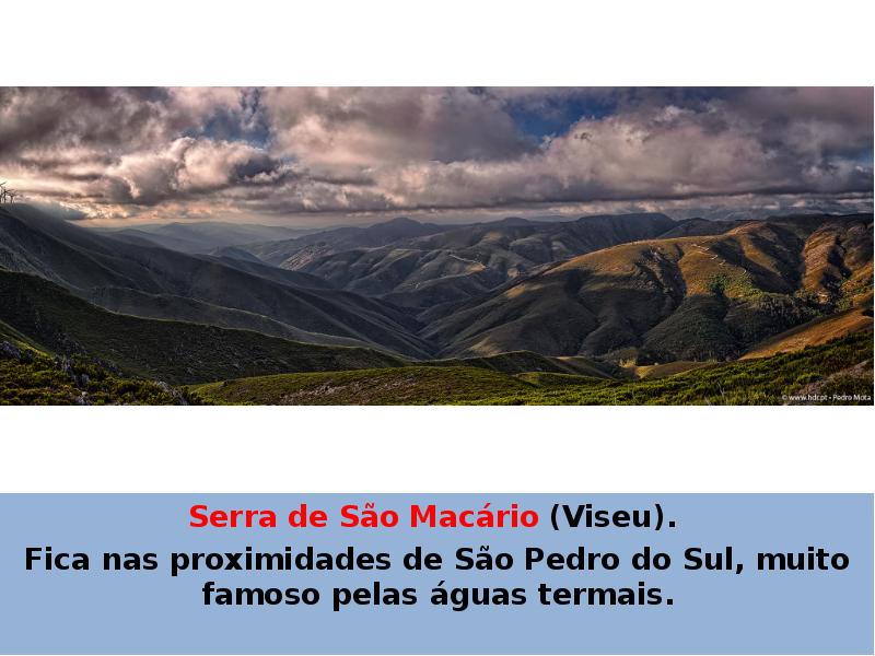 Serra de So Macrio Viseu .