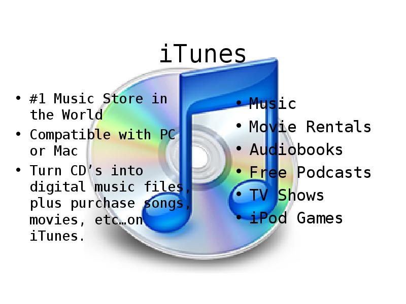 iTunes Music Store in the