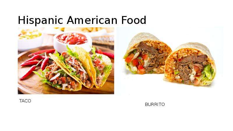 Hispanic American Food