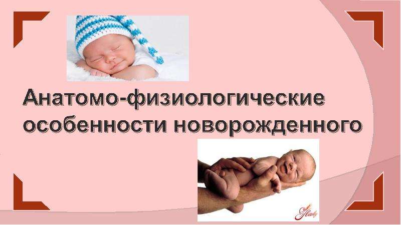 Презентация Анатомо-физиологические особенности новорожденного